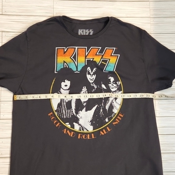 Mens/Unisex KISS dark gray graphic tee size XL. - Picture 10 of 12